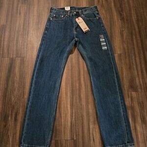 Levi's Men's Dark Blue Straight Jeans
